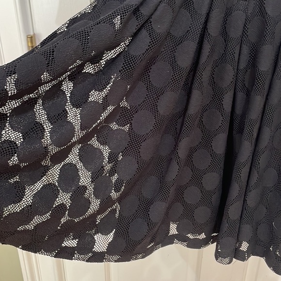 H&M || Women's Black Polka Dot Overlay Dress; Size Small - Picture 12 of 13